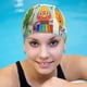 thumbnail image 4 of Fideo y amigos Gorro de Natación de Licra, Gorro de Baño de Tela Cómoda, Gorro Elástico Antideslizante para Hombres, Mujeres y Niños, 4 of 6