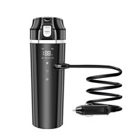 Magideal - Hervidor De Agua Eléctrico Para Coche De 12V, 24V, 500Ml, Acero Inoxidable 304, 50W-100W, 9X2,8 Pulgadas, Duradero Para Viajes De Conducción Autónoma