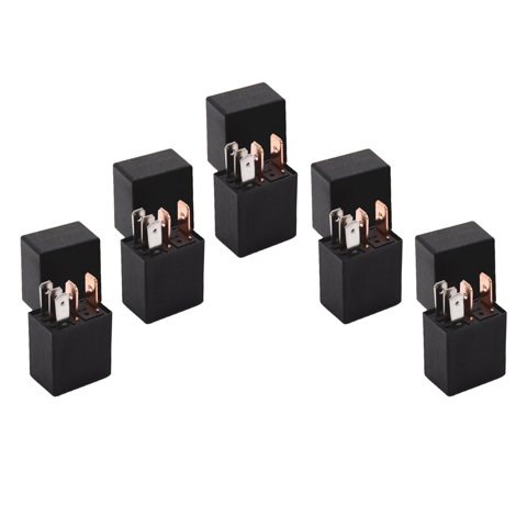Magideal - Relé De Alarma 10X, Alambre De Cobre Estañado, Reemplazo Directo Para Una Fácil Instalación, Accesorios Profesionales 40A, Relé Automotriz Fácil De Us 5 Pines