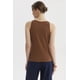 thumbnail image 3 of Polera Mujer Con Bote Pabilo Rib Café, 3 of 4
