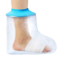 Xusx111 - Cubierta Impermeable De Fundición De Pies Para Ducha Protector De Heridas De Tobillo Baño Bolsa De Fundición Impermeable Para Adultos Ducha Para Cirugía Pie, Tobillo, Quemaduras Reutilizable