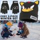 thumbnail image 2 of Conjunto de gorro y guantes de invierno Sonic the Hedgehog para niños, 2 of 6