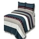 thumbnail image 1 of Quilt De Verano 2 Plazas Diseño Rayas 230x250 Cm Gris, 1 of 4