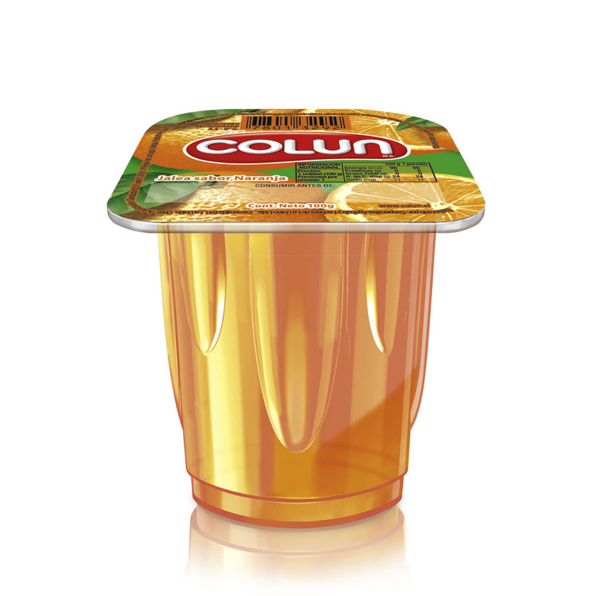 Jalea Naranja Postre 100 g Colun