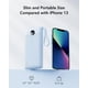 thumbnail image 5 of Power Bank VRURC de 10000 mAh con cables integrados, azul, 5 of 8