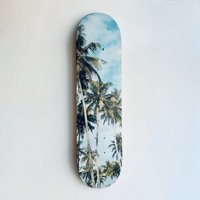 Colateral - Cuadro Mural Tabla Skate Palmeras