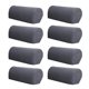 thumbnail image 1 of El juego de 8 muebles de franela sofá reposabrazos cubre protectores gris, 1 of 5