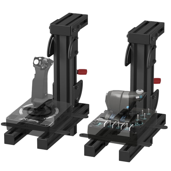Set de soporte de escritorio HOTAS Likeem para Logitech X52 X52 Pro y Thrustmaster T-Flight HOTAS T.