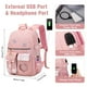 thumbnail image 3 of Mochila ACESAK para niñas, adolescentes y mujeres, casual, de viaje, rosa, 3 of 3