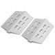 thumbnail image 1 of Deflectores de calor QuliMetal 65505 de acero inoxidable, 34 x 22 cm, paquete de 2, 1 of 6