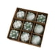 thumbnail image 2 of 9 Piezas De Bolas De Navidad De 3 Pulgadas Colgantes Decorativos Para Ventana Verde, 2 of 3
