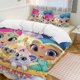thumbnail image 2 of Shimmer And Shine Cartoon Bedding Sets Ultra Soft Skin-Friendly Duvet Cover 3 Piece, Cute Comforter Cover Bed Set for Boys Girls Kids, 2 of 5