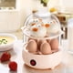 thumbnail image 2 of Cocina de huevos eléctrica caldera de hervidor suave, medio o duro, 14 Capacidad de huevos de dos capas, vaporizador de huevos, con apagado automático, sin ruido, 2 of 3