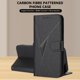 thumbnail image 2 of Funda Cartera Fibra de Carbono para Samsung Galaxy S22 con Soporte y Cierre Magnético Negro, 2 of 6