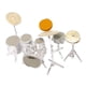 thumbnail image 3 of Pintado A Mano 1:64 Rock Music People Figura Dioramas Fairy Garden Movie Props Black Drum Set, 3 of 5