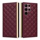 thumbnail image 2 of Funda Tipo Cartera Acolchada con Correa para Samsung Galaxy S22 Ultra 5GRojo, 2 of 6
