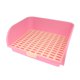 thumbnail image 3 of Caja De Arena Para Mascotas Bandeja De Inodoro De Esquina Sartén Orinal Entrenador Jaula De Conejo Adulto Rosa, 3 of 5