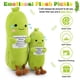 thumbnail image 4 of Peluche de pepino Sprinqdawin, almohada de peluche de 51 cm, 4 of 9