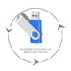 thumbnail image 3 of Unidad Flash Usb 16 Gb Usb 2 0 Paquete De 10 Unidades Azul Con Indicador Led, 3 of 6
