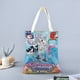 thumbnail image 2 of Mermicorno Starfall Bolso de tela con estampado de lienzo para mujer, bolsa de compras reutilizable y estética, con cremallera interior, regalo para mujer, 35 × 40 cm., 2 of 6