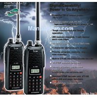 Icom Ic-V82 Transceptor Vhf Portátil De 7W Con 200 Canales Y Opción De Módulo Digital D-Star