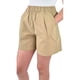 thumbnail image 1 of Short Mujer Premium Casual Formal Tela Algodon Lavado Tiro Alto 411, 1 of 4