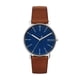 thumbnail image 1 of Reloj Skagen Signatur de acero inoxidable plateado con tres manecillas, 1 of 9