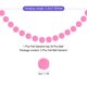 thumbnail image 2 of Uxcell 2Pcs Guirnalda de Bolas de Fieltro Rosa Pom Pom Guirnalda Bolas Colgantes 7.55 Pies de Largo 20 Bolas para Navidad, 2 of 6
