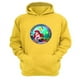 thumbnail image 1 of Polerón Canguro Sirena Marina Amarillo Talla Xs Unisex, 1 of 2