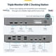 thumbnail image 2 of Estación de acoplamiento USB-C StarTech Triple 4K 60 Hz 140 W, 2 of 9