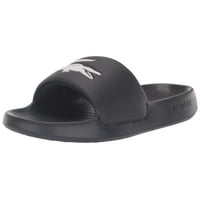 Sandalias Slide Lacoste Serve Para Mujer, Color Azul Marino/Blanco, Talla 10