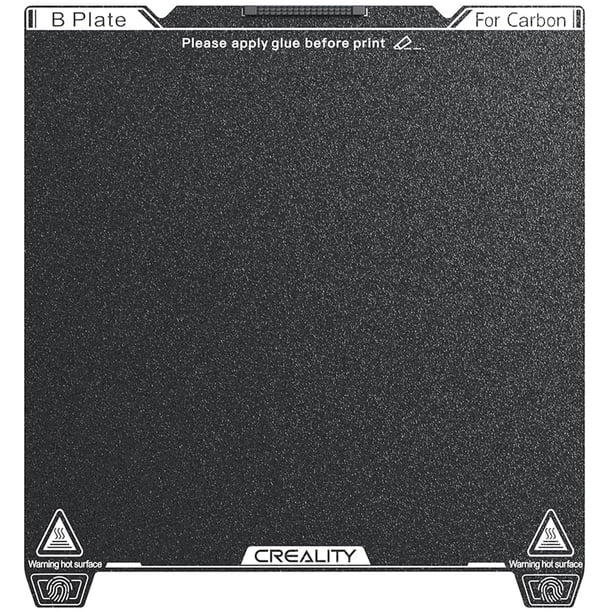 Impresora 3D Build Plate Creality K1C PEI con revestimiento esmerilado de 235 x 235 mm