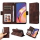 thumbnail image 1 of Carcasa FOXDOCK OPPO A94 4G de cuero PU, diseño acolchado clásico, protección contra caídas y rayones, 1 of 5