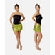 thumbnail image 1 of Falda Mini Corta Verde Lentejuelas Talla S, 1 of 5