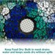 thumbnail image 3 of Comedero para aves Sunnydaze Decor de vidrio mosaico índigo de 25 cm, 3 of 9