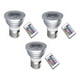 thumbnail image 1 of Pack 3 Ampolleta Dicroica E27 Rgb + Control Remoto, 1 of 3