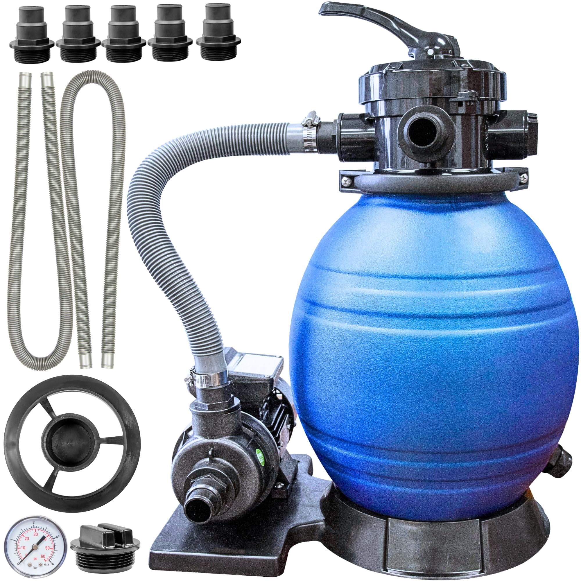 Sistema De Filtro De Arena Swimline Hydrotools Tanque De 12" 8000 Galones