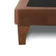thumbnail image 4 of Base Dividida Cama Europea King 200x180 Cm Chocolate Felpa, 4 of 4