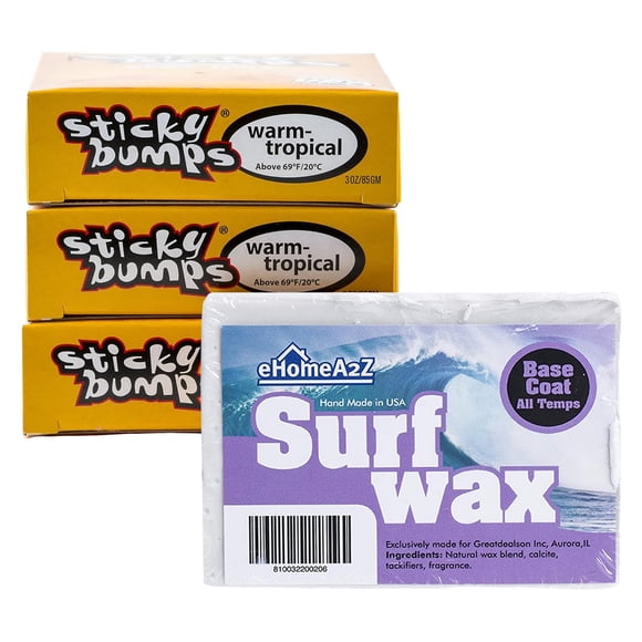 Paquete de Cera para Tabla de Surf EHOMEA2Z 85 g Base Tropical