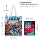 thumbnail image 5 of Monsters University Bolso de tela con estampado de lienzo para mujer, bolsa de compras reutilizable y estética, con cremallera interior, regalo para mujer,40*40cm., 5 of 6