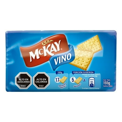 Galletas Vino Bolsa 155 G Mckay