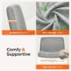 thumbnail image 3 of Escritorio de oficina sin brazos Chair NEO CHAIR Criss Cross, tela gris, 3 of 3