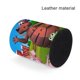 thumbnail image 4 of WordWorld-theme Cylinder Pen Holder Pencil Organizer with Flannel Lining PVC Leather Material Cardboard Base for study work 10*8CM, 4 of 6