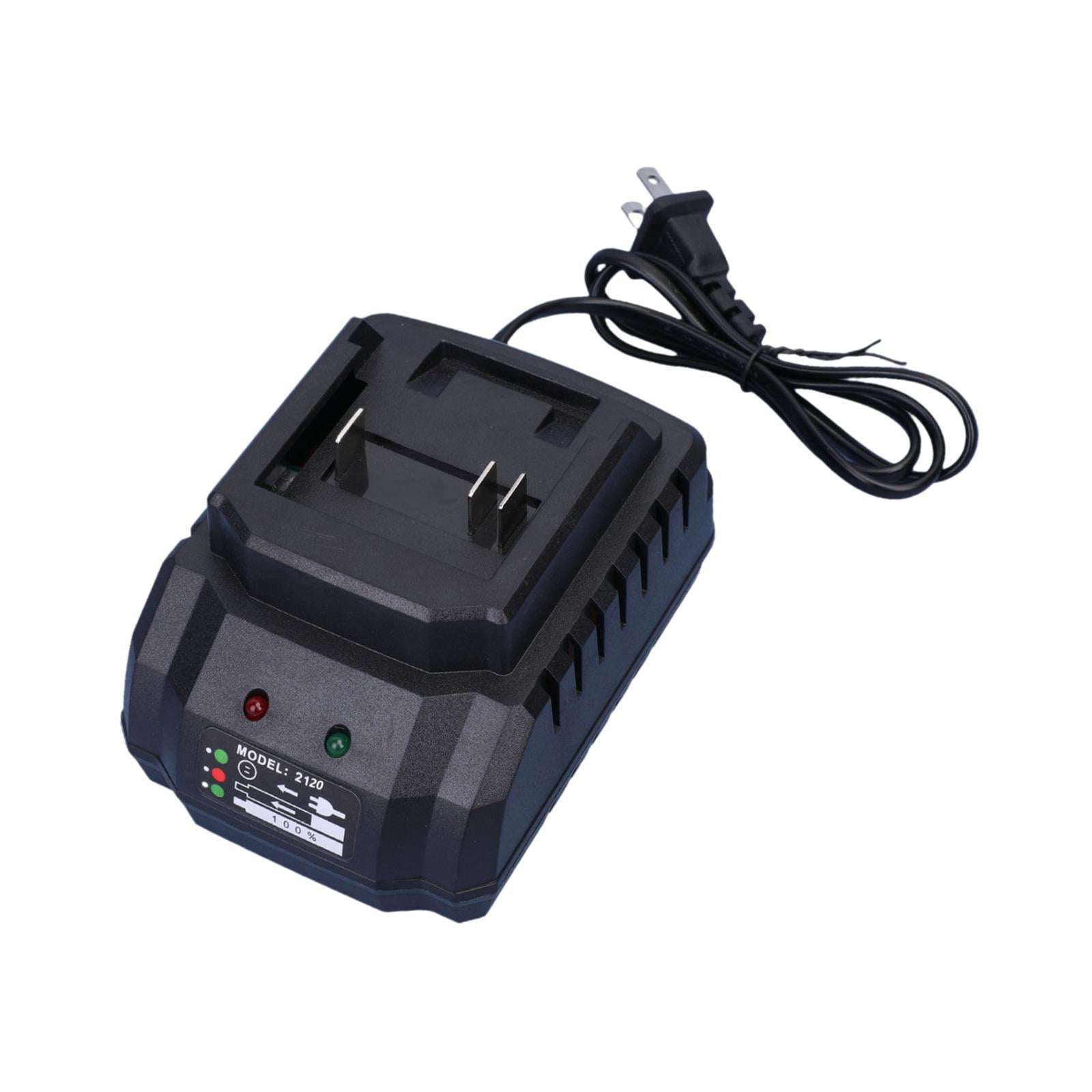 Magideal - Accesorios De Herramientas De Alimentación De Batería De Llave Eléctrica Accesorios Portátiles De Carga De Carga Rápida Para Motosieras De Batería De 1.8a