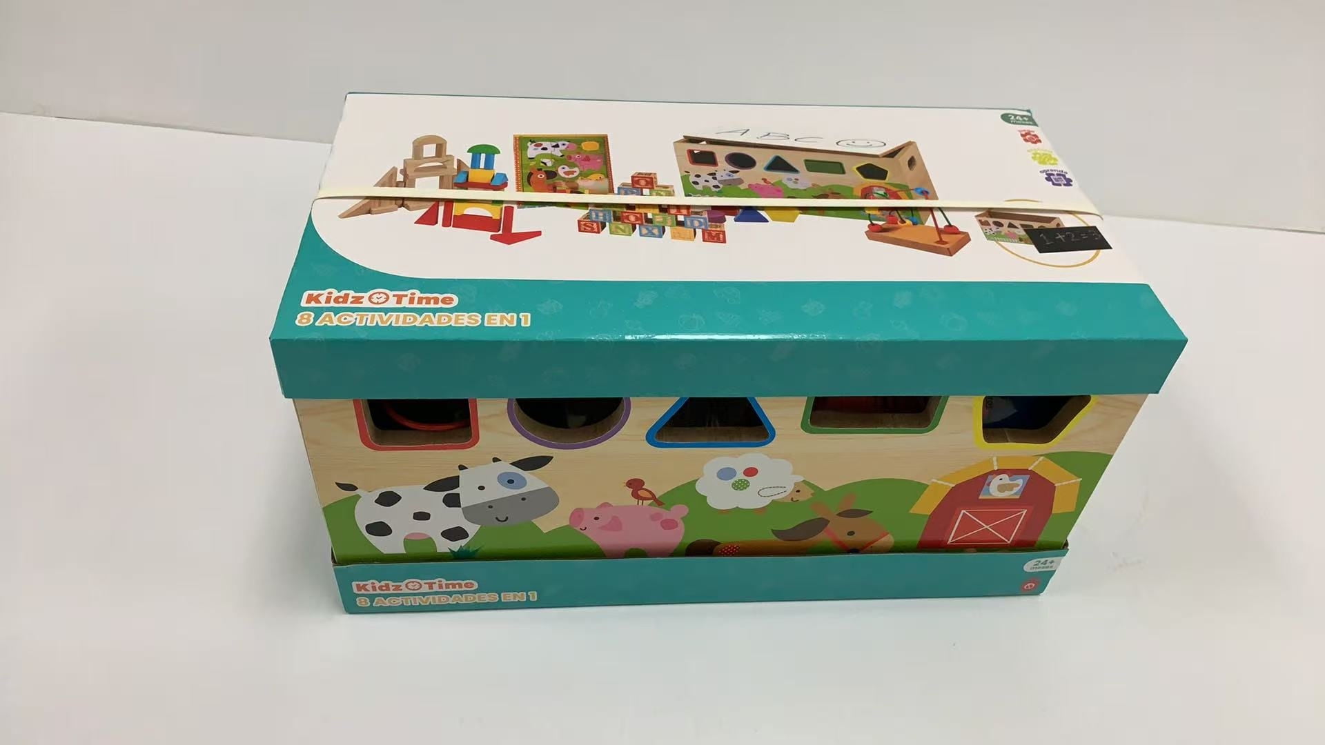 Baúl De Actividades Con Juguetes 8 En 1 Multicolor Kidz Time