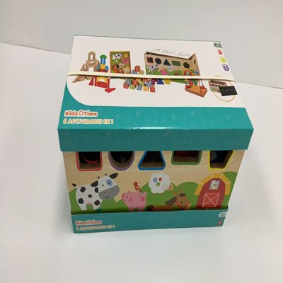 Baúl De Actividades Con Juguetes 8 En 1 Multicolor Kidz Time