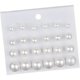 thumbnail image 1 of Aros de perla, 12 pares, hipoalergénicos de acero inoxidable, 1 of 3