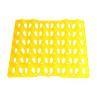 Ioensy - Contenedor De Huevos De Granja Transporte De Larga Distancia Porta Huevos De Plástico Transpirable Amarillo