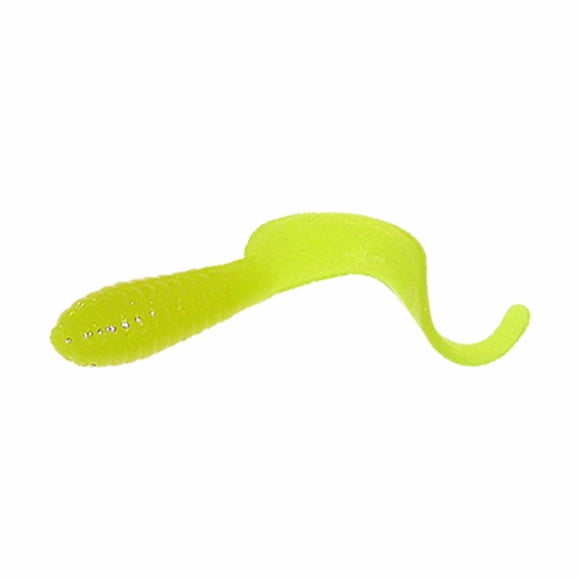 Cebo blando Mister Twister Lil Bit 2,5 cm Amarillo