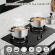 thumbnail image 4 of Batería de Cocina VAVICHICA de Acero Inoxidable con 11 Piezas para Inducción y Gas, 4 of 11